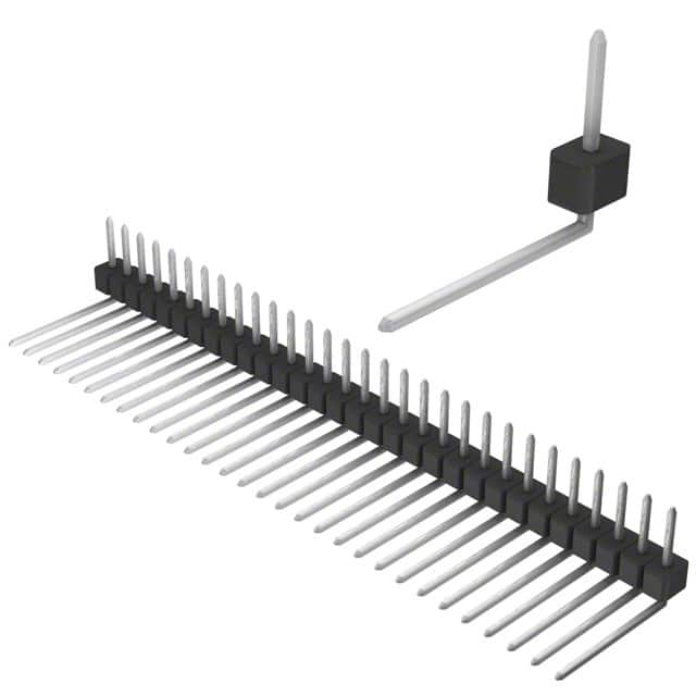 PEC30SBEN CONN HEADER R/A 30POS 2.54MM