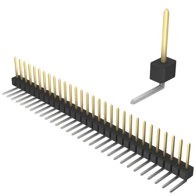 PBC30SGBN CONN HEADER R/A 30POS 2.54MM