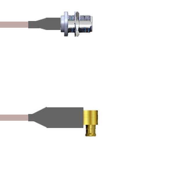 Q-25019000H048i CBL ASY MCX-N PLG TO JK RG142 4'