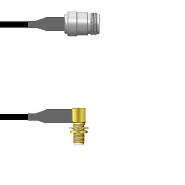 Q-1W02R00080.5M CBL ASSY SMA-N JACK RG58 19.69"