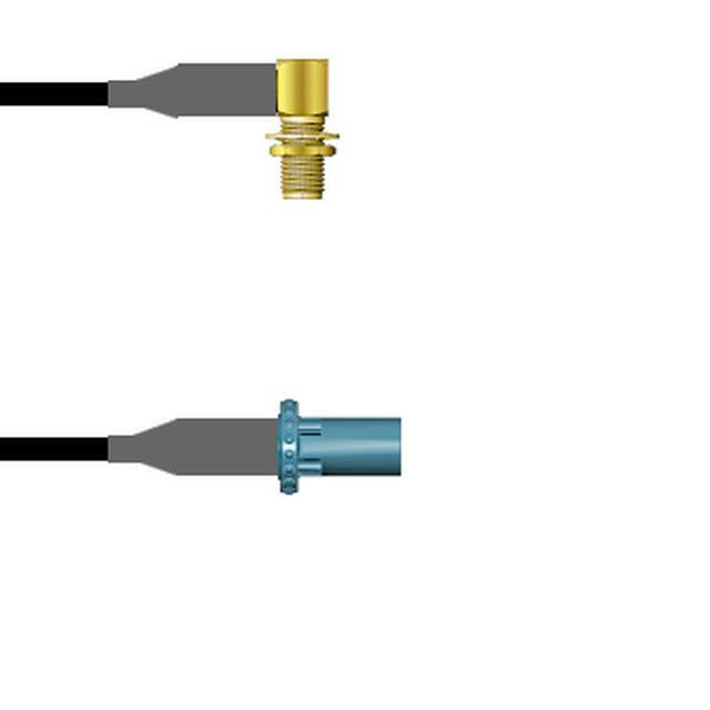 Q-2R05B0008001M SMA-RJB/FKRAZ-SP RG58 1M