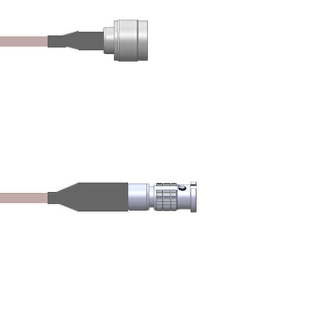 Q-2J00Y000H002M CBL ASSY HD-BNC TO N PL RG142 2M