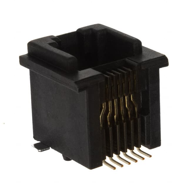 87545-4111LF CONN MOD JACK 6P6C VERT UNSHLD