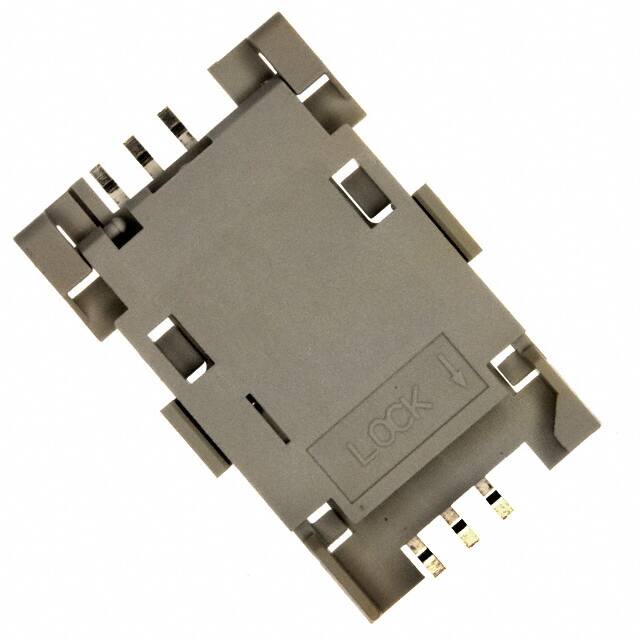 7112S0815X19LF CONN SIM/SAM CARD HINGED TYPE