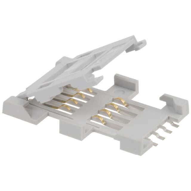 7112S0825X01LF CONN SIM/SAM CARD HINGED TYPE