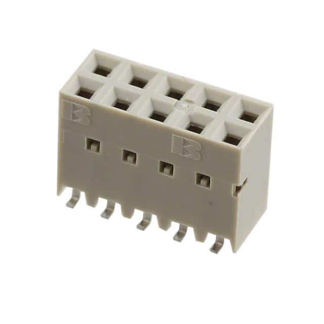 95290-305ALF CONN RCPT 10POS 0.1 GOLD SMD