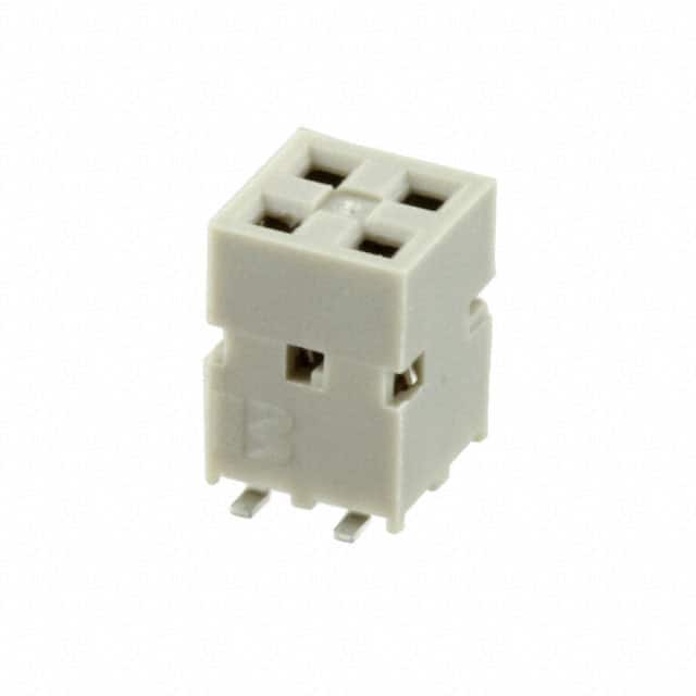 89898-302ALF CONN RCPT 4POS 0.1 GOLD SMD