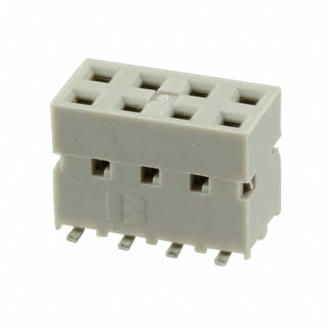 89898-304ALF CONN RCPT 8POS 0.1 GOLD SMD