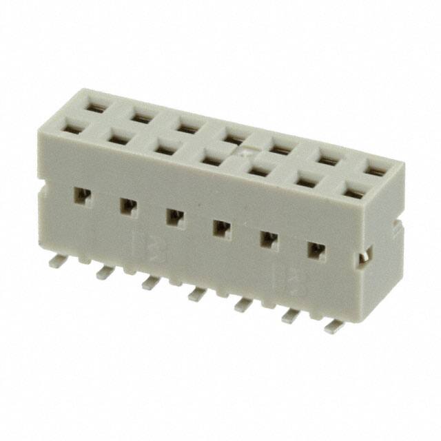 89898-307ALF CONN RCPT 14POS 0.1 GOLD SMD