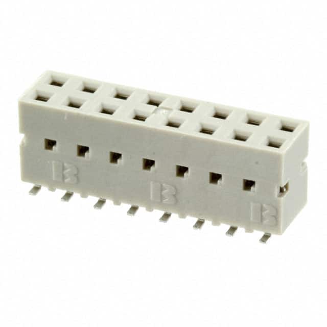 89898-308ALF CONN RCPT 16POS 0.1 GOLD SMD