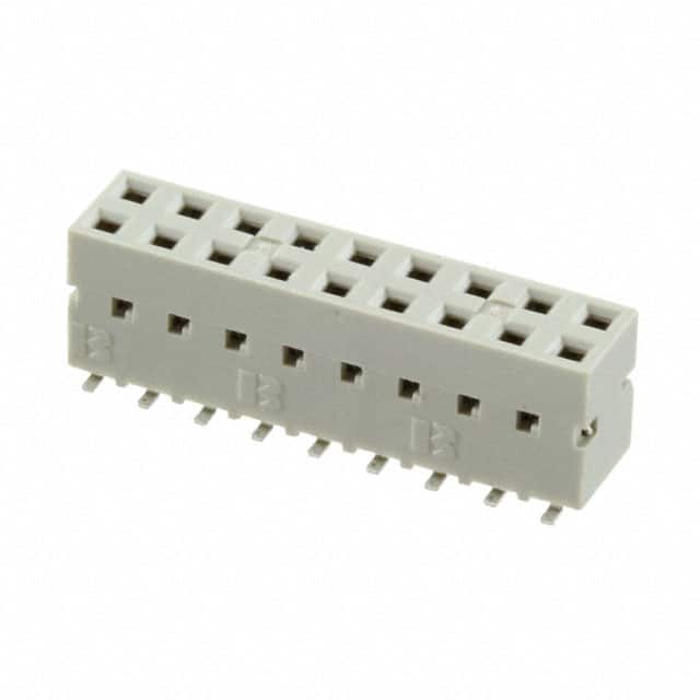 89898-309ALF CONN RCPT 18POS 0.1 GOLD SMD