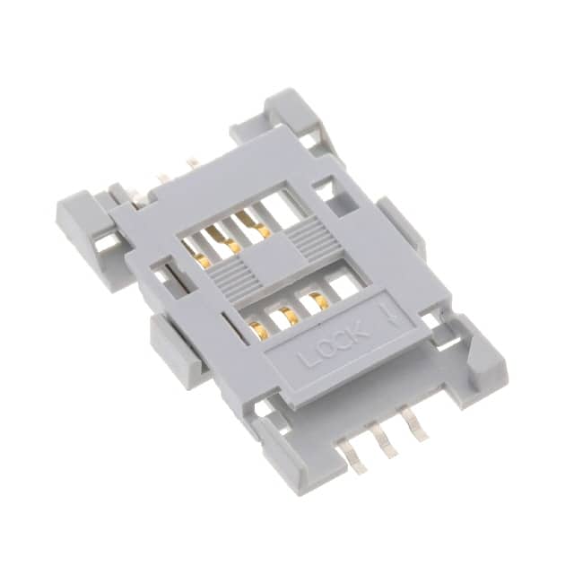 7112S0815X01LF CONN SIM/SAM CARD HINGED TYPE