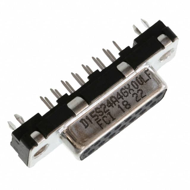 D15S24A4GX00LF CONN D-SUB RCPT 15POS VERT SLDR