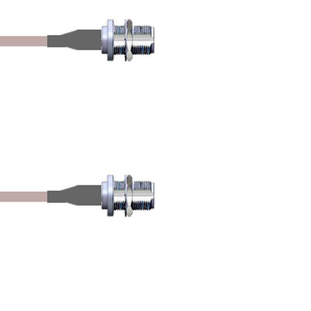 Q-25025000H2.5M CBL ASSY N-TYPE JACK RG142 2.5M