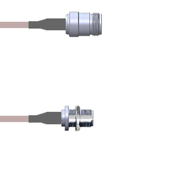 Q-24025000H2.5M CBL ASSY N-TYPE JACK RG142 2.5M