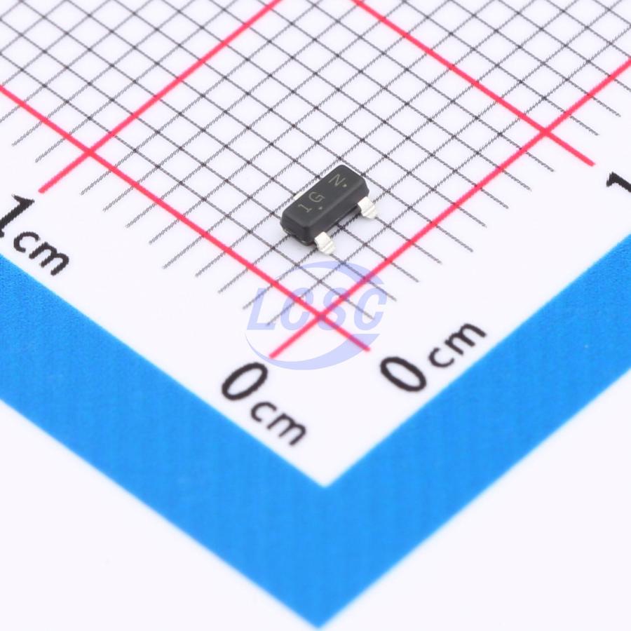 LBC847CLT1G The LBC847CLT1G is an NPN Silicon General Purpose Transistor from LRC Leshan Radio Co Ltd. It features a 45V collector-emitter voltage and a 100mA continuous collector current.
