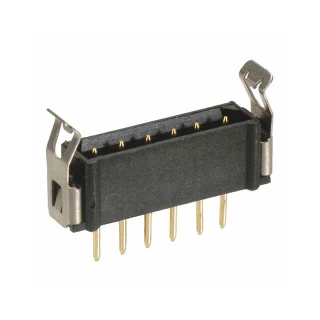 B5743-102-M-T-3 2 POS. MALE SIL VERTICAL THROUGH