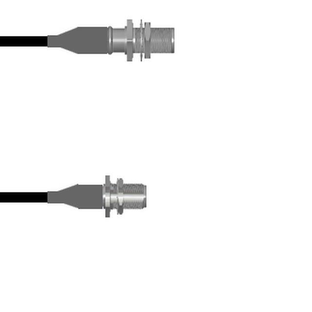 Q-1Y0280013.25M CBL ASSY N-TYPE JACK 9.843"