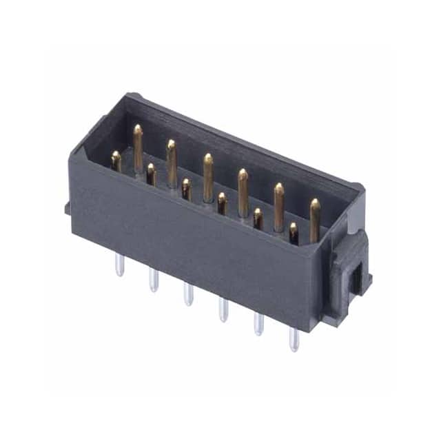 B5743-212-M-T-0 6+6 POS. MALE DIL VERTICAL THROU