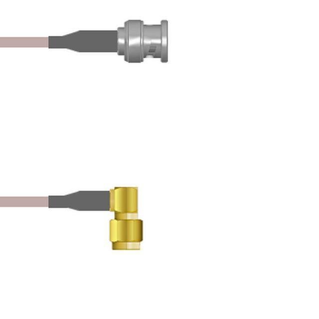 Q-0M038000H2.5M CBL ASSY BNC-SMA PLUG RG142 2.5M