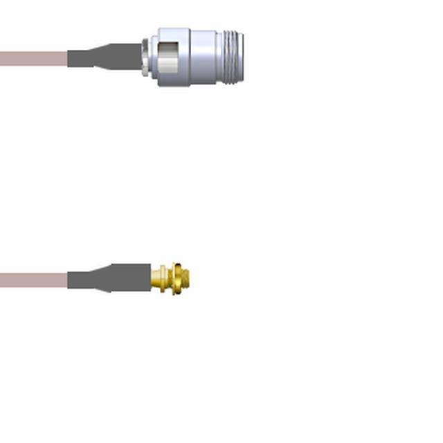 Q-1V01K000R024i CBL ASSY MMCX-N JCK RG316 DB 24"
