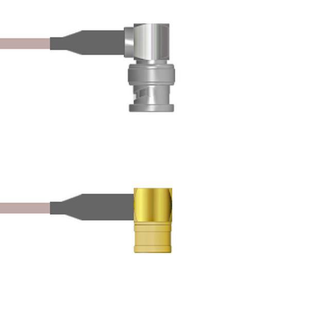 Q-0F03V000H2.5M CBL ASSY BNC-SMB PLUG RG142 2.5M