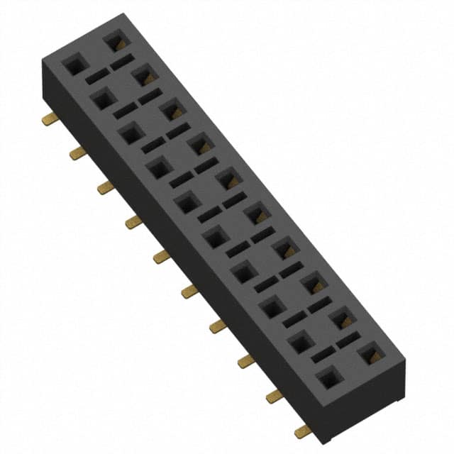 HLE-110-02-H-DV-BE-P CONN RCPT 20POS 0.1 GOLD SMD