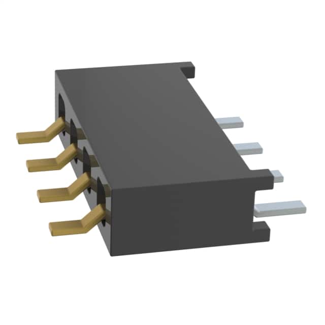 MMS-104-02-S-SH-TR CONN RCPT 4P 0.079 GOLD SMD R/A