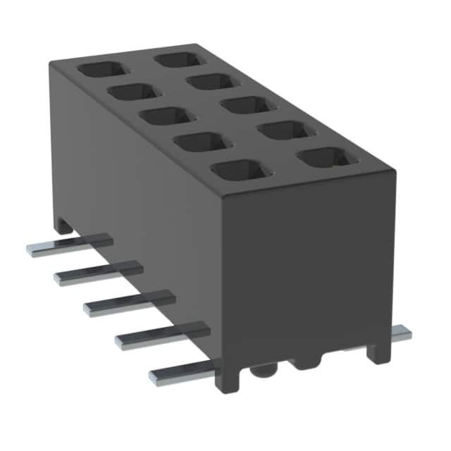 MMS-105-02-L-DV-A-P-TR CONN RCPT 10POS 0.079 GOLD SMD