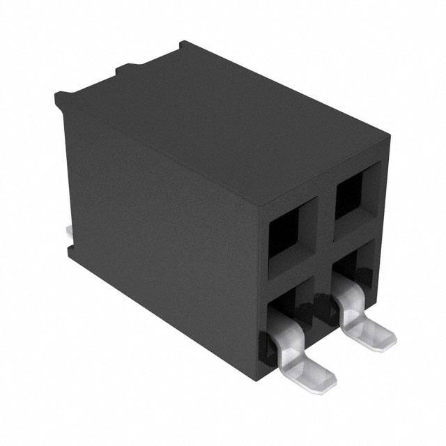 SSM-102-F-DH-TR CONN RCPT 4POS 0.1 GOLD SMD R/A