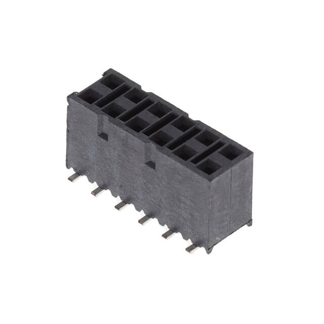 SSM-106-S-DV-BE-K-TR CONN RCPT 12POS 0.1 GOLD SMD