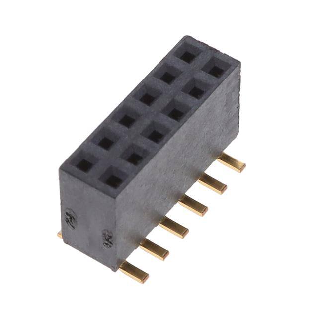 SSW-106-22-G-D-VS-K-TR CONN RCPT 12POS 0.1 GOLD SMD