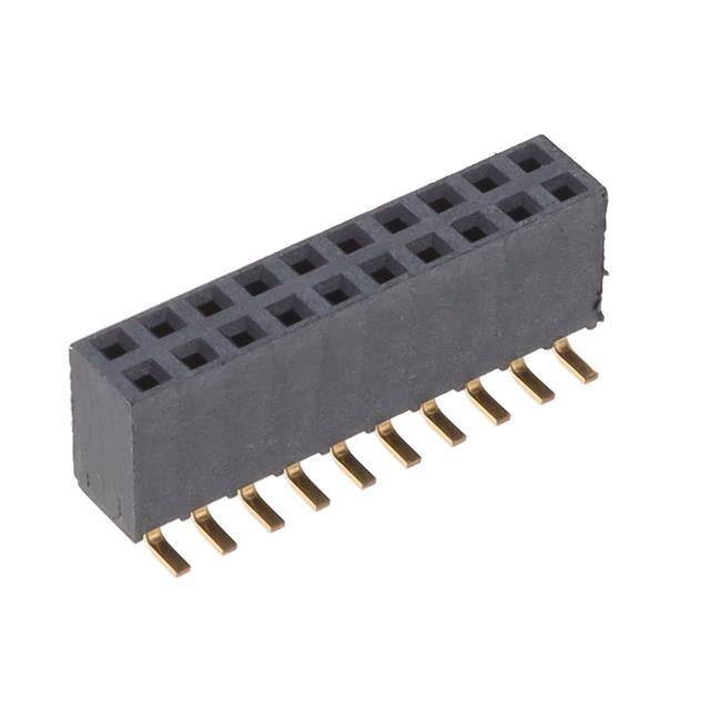 SSW-110-22-G-D-VS-K-TR CONN RCPT 20POS 0.1 GOLD SMD