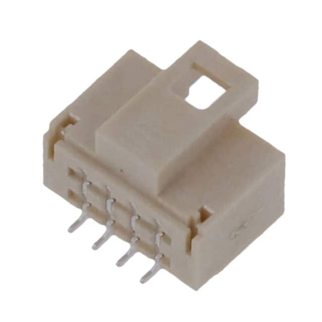 T1M-04-F-SH-L-K CONN HEADER SMD R/A 4POS 1MM
