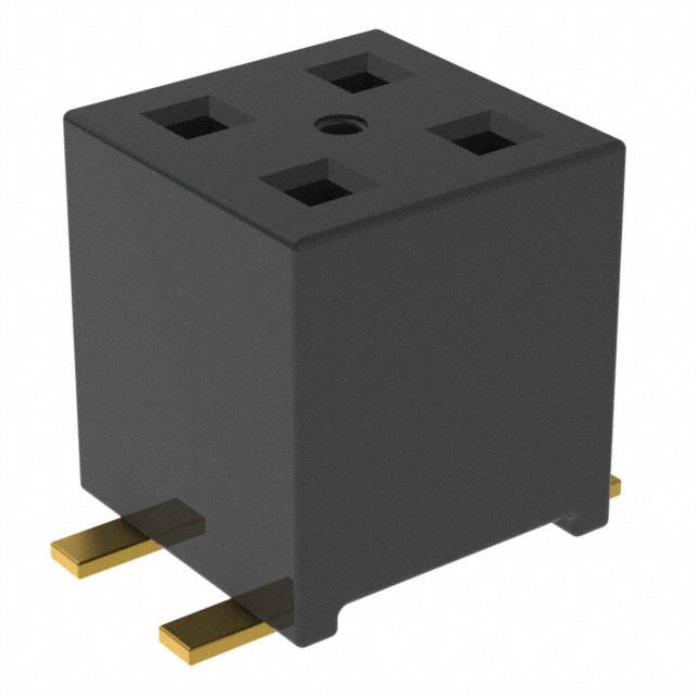 TLE-102-01-G-DV-TR CONN RCPT 4POS 0.079 GOLD SMD