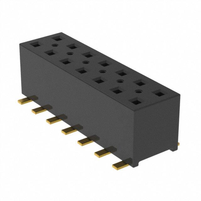 TLE-107-01-G-DV-P CONN RCPT 14POS 0.079 GOLD SMD