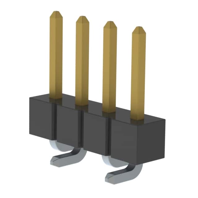TSM-104-01-LM-SV CONN HEADER SMD 4POS 2.54MM