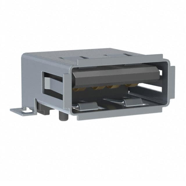 USB-A-S-S-B-SM2 CONN RCPT USB2.0 TYPEA 4P SMD RA