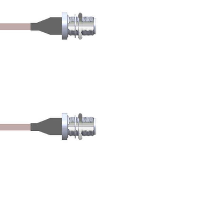 Q-22022000R012i CBL ASSY N-TYP JACK RG316 DB 12"