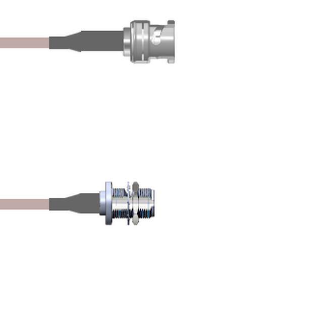 Q-0K021000R002M CBL ASSY BNC-N-TYPE RG316 DB 2M