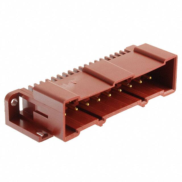 212630-6 CONN HEADER R/A 19POS 6.35MM