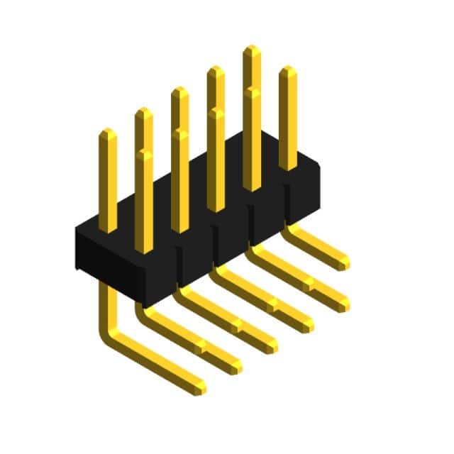 PHED-RS010G1ABOGA-C006 MALE HEADER RIGHT ANGLE THROUGH