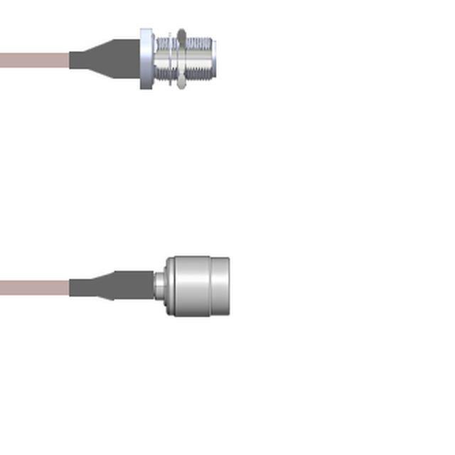 Q-22053000R002M CBL ASSY N TO TNC RG316 DB 2M