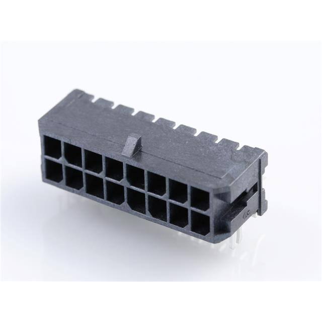 43045-1608 MICROFIT 3.0 RA SMT/CLIP DR 30AU