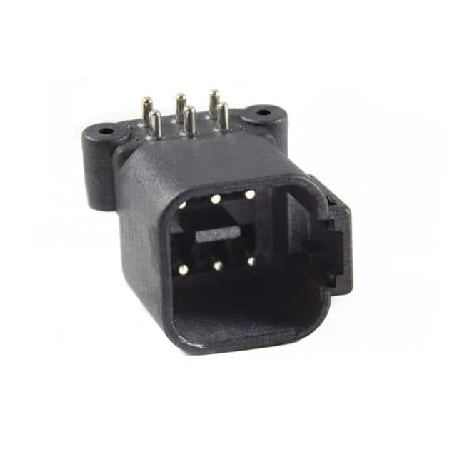 AS18-DTF13-6PS SHROUD HI-TEMP CONN R/A 6CCT
