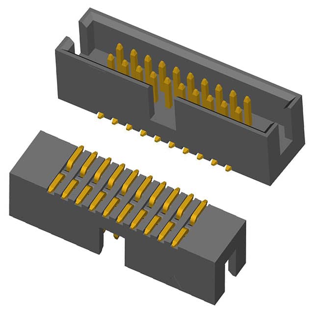 3221-34-0300-00 CONN HEADER SMD 34POS 1.27MM