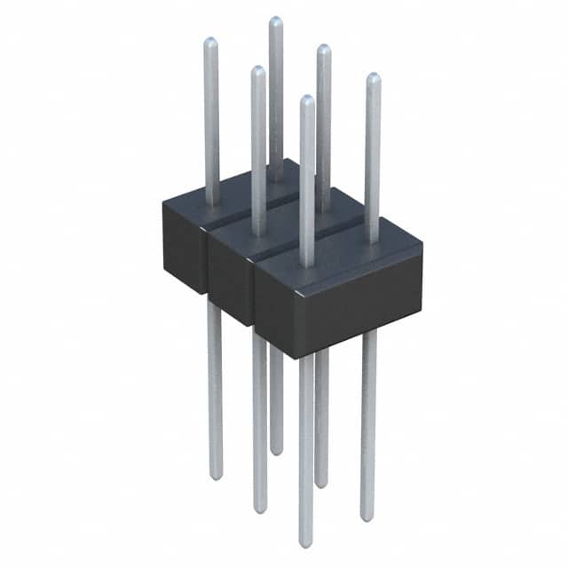 PTC03DACN CONN HEADER VERT 6POS 2.54MM