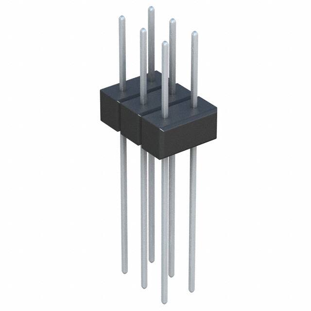 PTC03DAEN CONN HEADER VERT 6POS 2.54MM