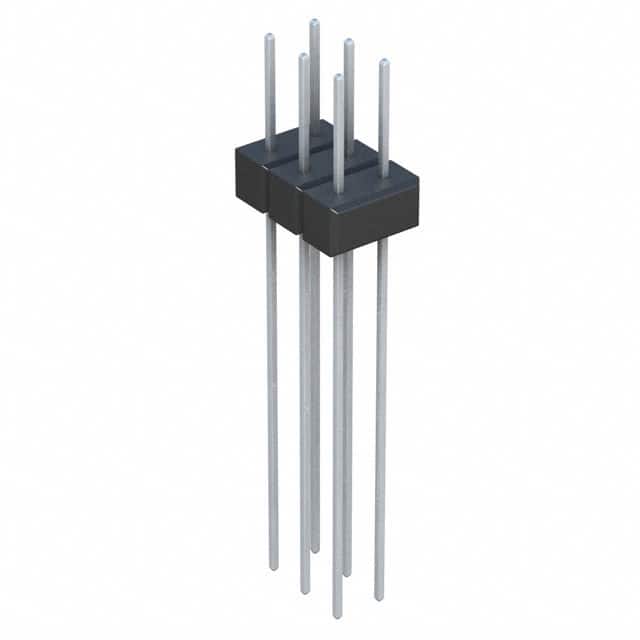 PTC03DAHN CONN HEADER VERT 6POS 2.54MM