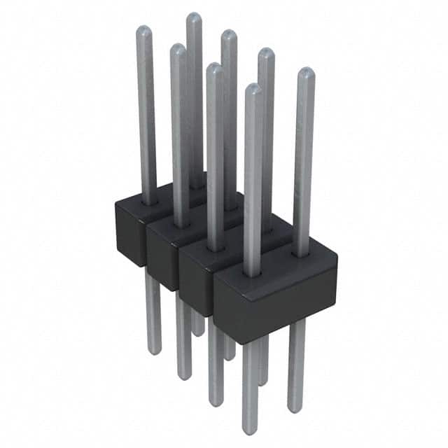 PTC04DFBN CONN HEADER VERT 8POS 2.54MM